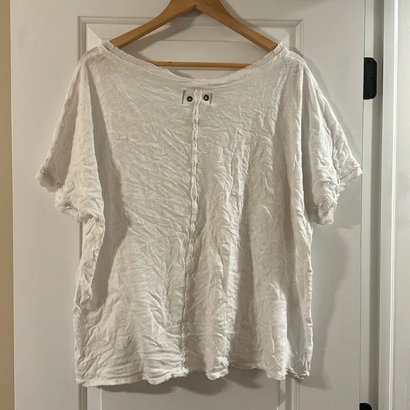 Free People flowy white top - Picture 3 of 4